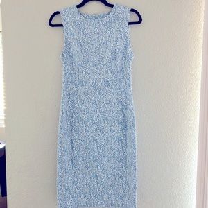 Calvin Klein blue& white dress